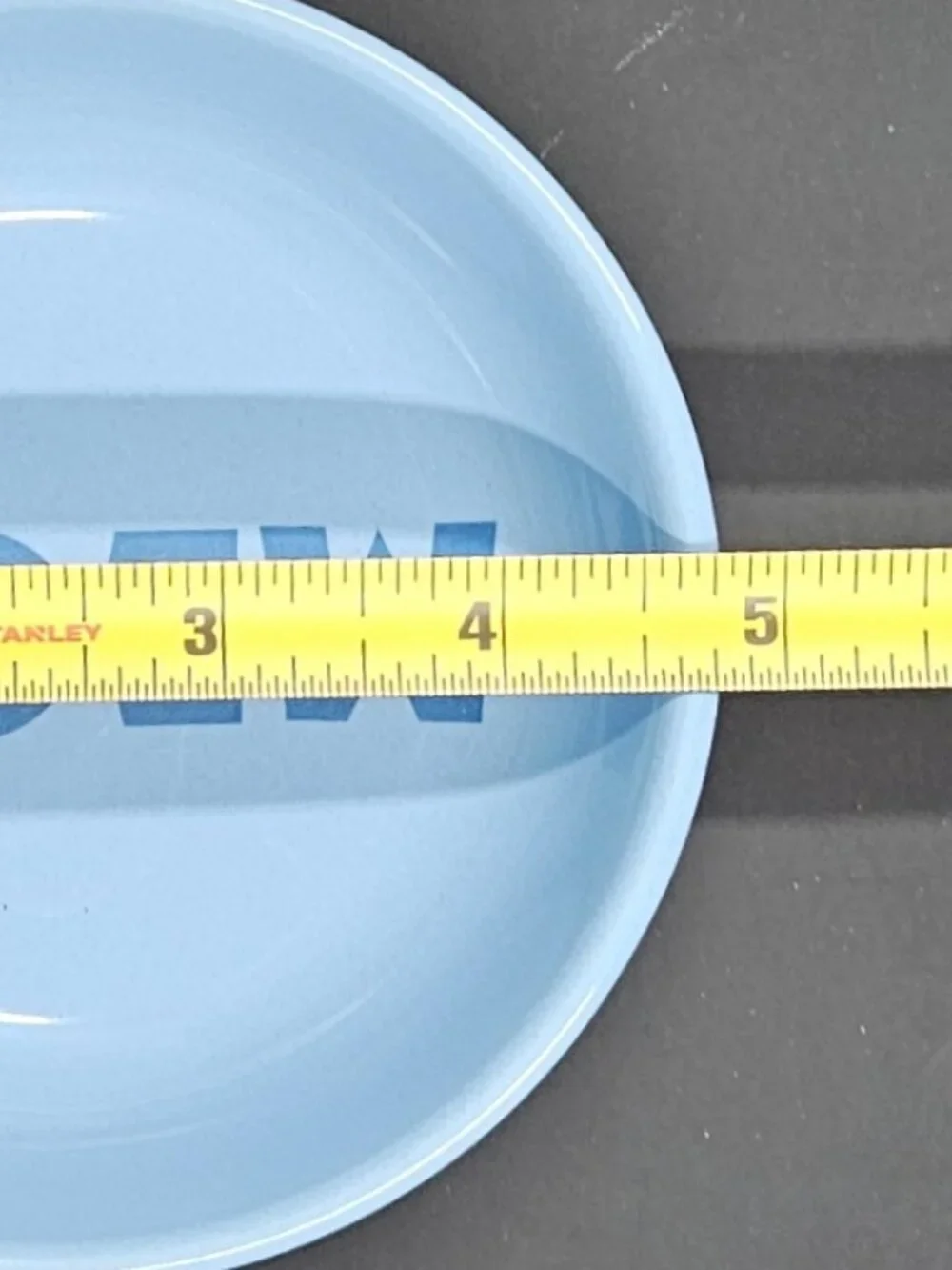Whisker City Blue Meow Bowl